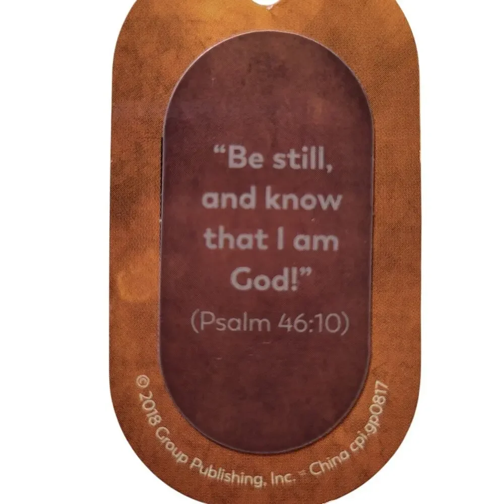 6 Bible Buddies Memory Verse Dog Tags Scripture Pendants For Key Chain Necklace